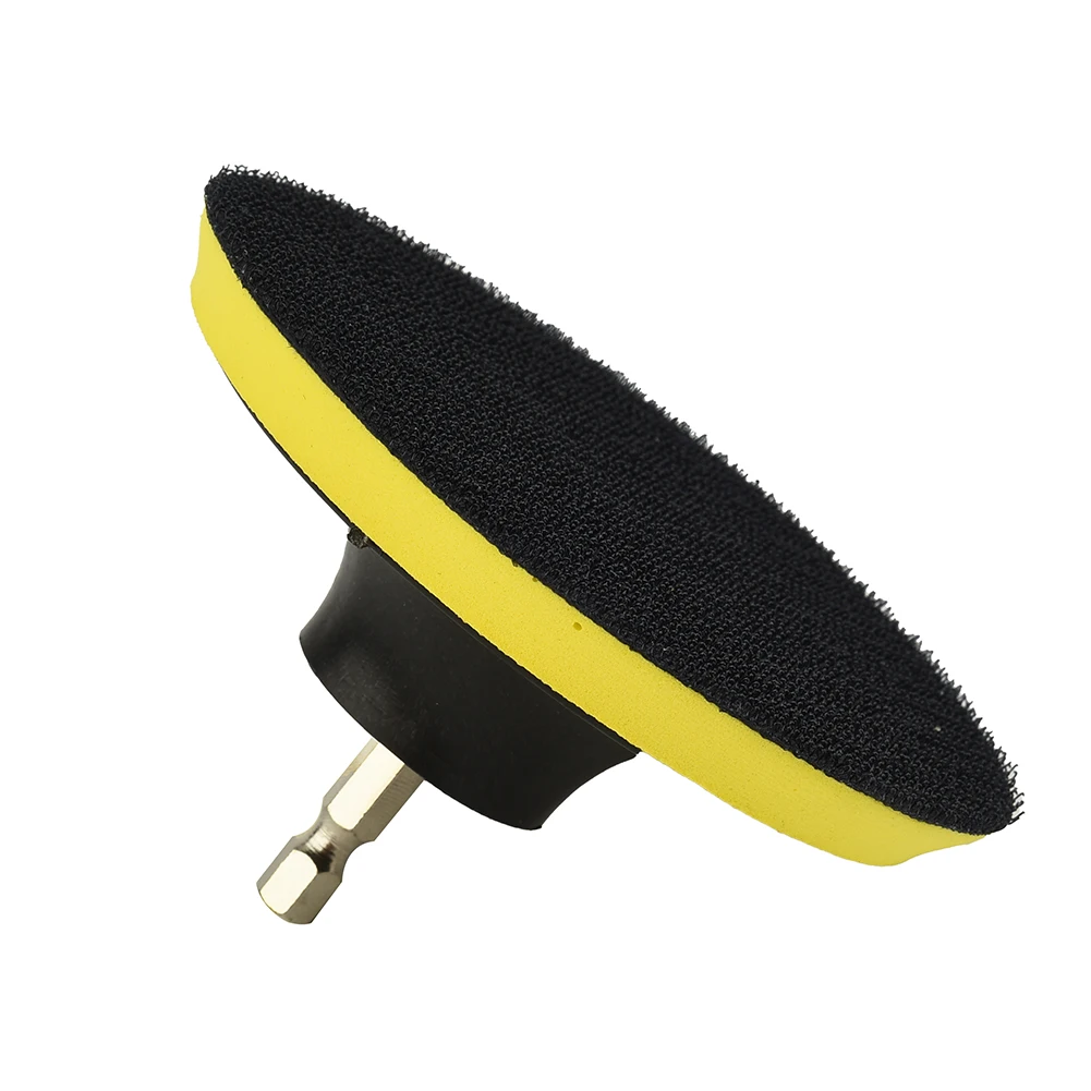Sanding Pad With M10/M14 Drill Adapter 3/4/5/6/7in For Buffing Cleaning Metal Glass Ceramic Grinders Polishing Power Tool Part
