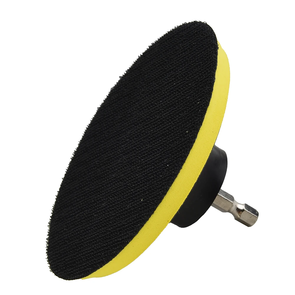 Sanding Pad With M10/M14 Drill Adapter 3/4/5/6/7in For Buffing Cleaning Metal Glass Ceramic Grinders Polishing Power Tool Part