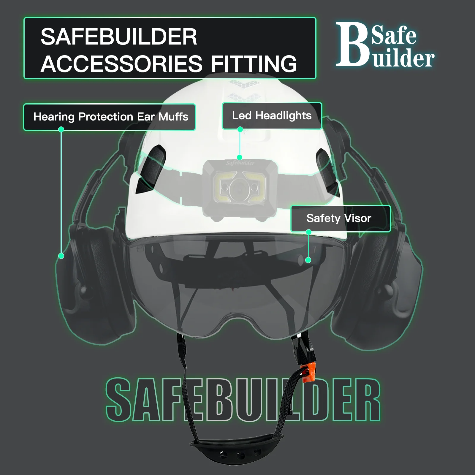 ANSI Construction Safety Helmet ABS Hard Hat Adjustable Ventilation System CE EN397 Hardhats Industrial Work Head Protection