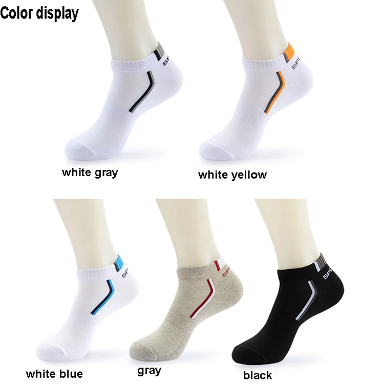 10 Pair High Quality Men Ankle Socks Breathable Cotton Sports Socks Mesh Casual Athletic Summer Thin Cut Short Sokken Size 38-48
