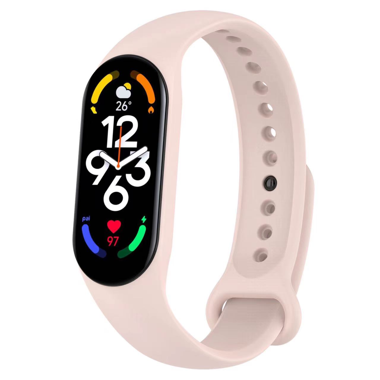 Silicone Strap For Xiaomi Mi Band 7 6 5 4 3 Bracelet Sports Watch Wristband Miband 7 6 5 Belt strap For mi band 3 4 5 6 7 Correa