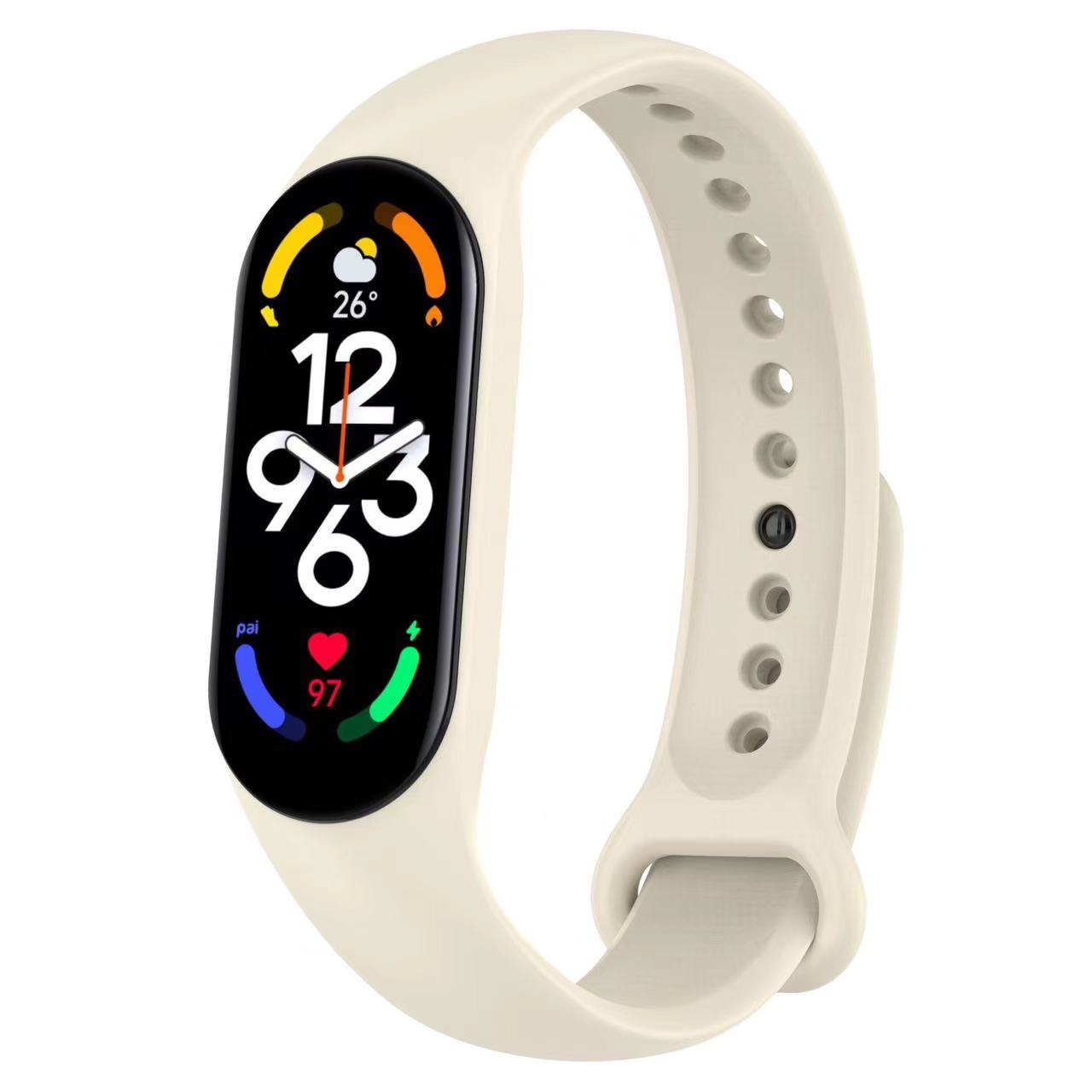 Silicone Strap For Xiaomi Mi Band 7 6 5 4 3 Bracelet Sports Watch Wristband Miband 7 6 5 Belt strap For mi band 3 4 5 6 7 Correa