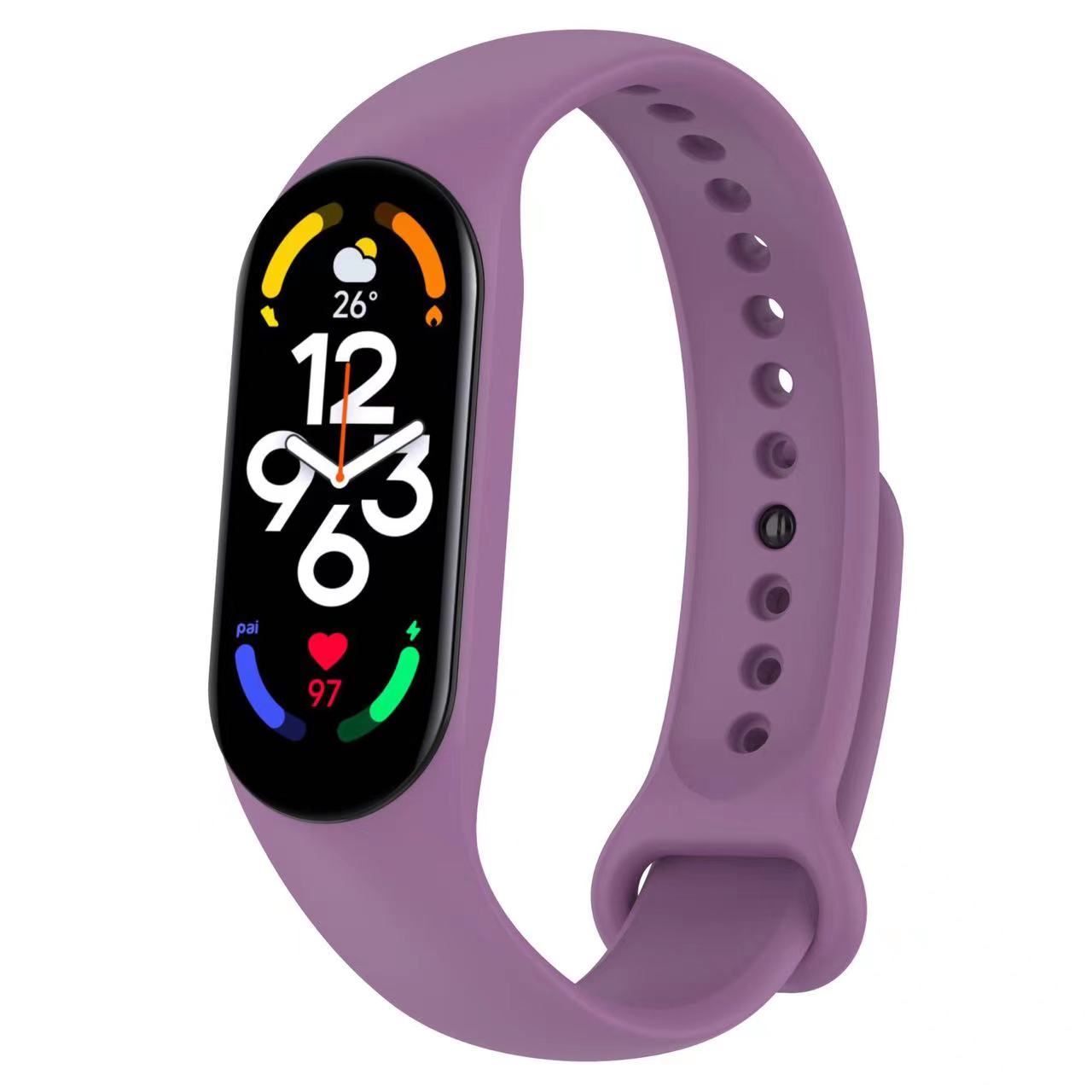 Silicone Strap For Xiaomi Mi Band 7 6 5 4 3 Bracelet Sports Watch Wristband Miband 7 6 5 Belt strap For mi band 3 4 5 6 7 Correa