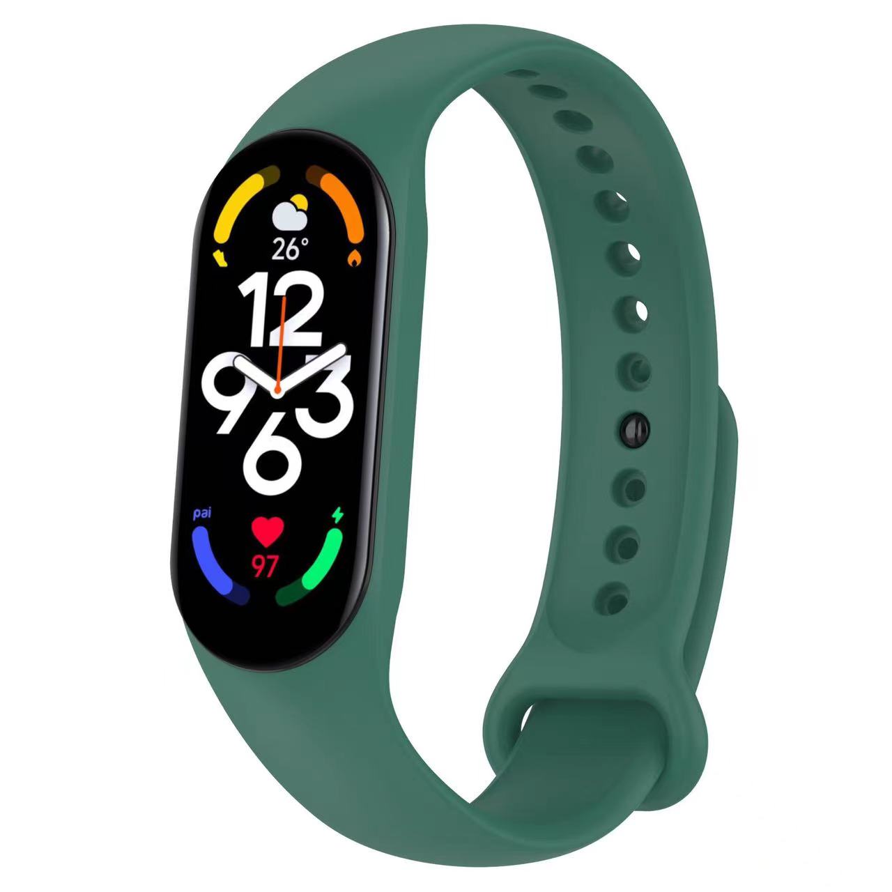 Silicone Strap For Xiaomi Mi Band 7 6 5 4 3 Bracelet Sports Watch Wristband Miband 7 6 5 Belt strap For mi band 3 4 5 6 7 Correa