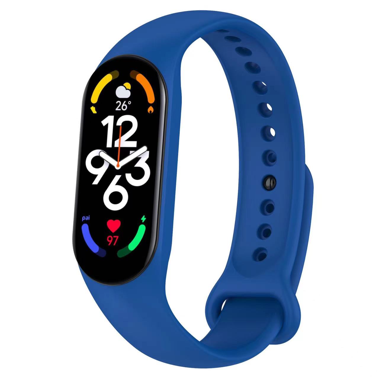 Silicone Strap For Xiaomi Mi Band 7 6 5 4 3 Bracelet Sports Watch Wristband Miband 7 6 5 Belt strap For mi band 3 4 5 6 7 Correa