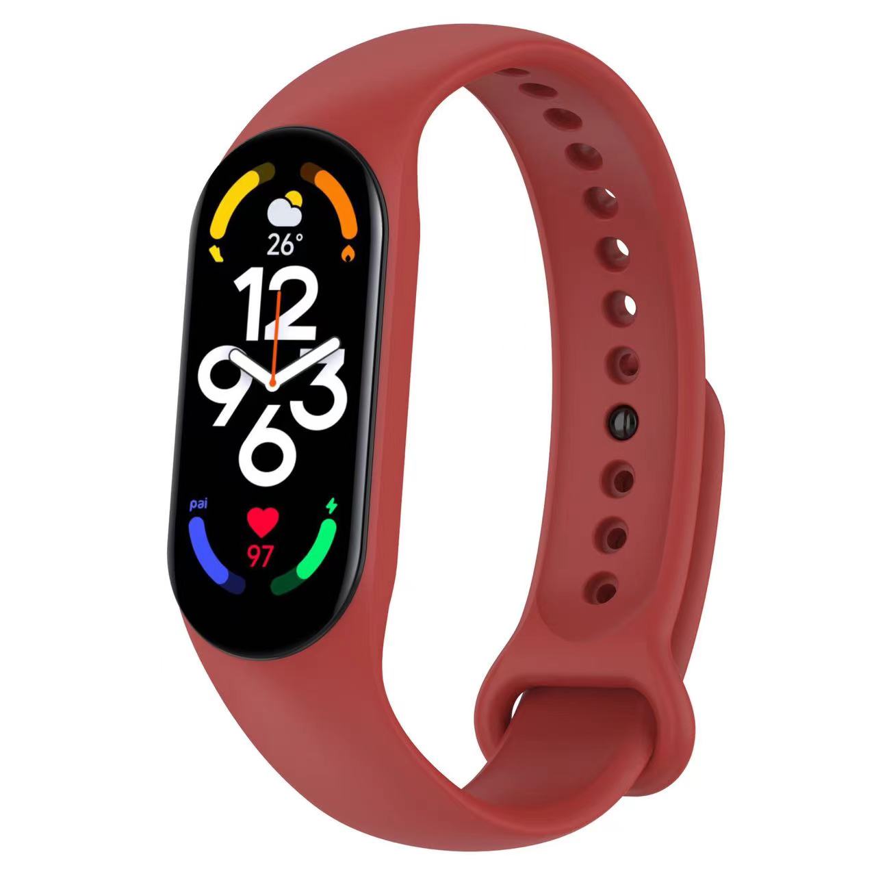 Silicone Strap For Xiaomi Mi Band 7 6 5 4 3 Bracelet Sports Watch Wristband Miband 7 6 5 Belt strap For mi band 3 4 5 6 7 Correa