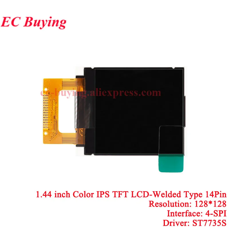 0.96" 0.96 1.14 1.3 1.44 1.8 Inch HD IPS TFT Display LCD Screen 1.29" OLED 128*128 135*240 80*160 ST7735 ST7789 CH1115 ST7735