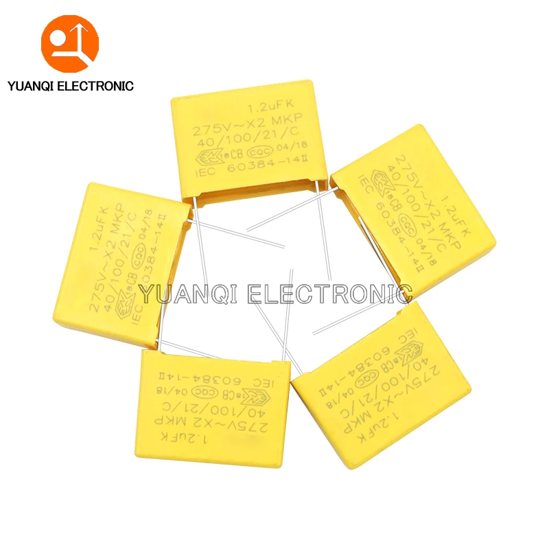 10PCS 275VAC Polypropylene Film X2 Series Capacitor 0.01UF - 2.2UF New 10nF 100nF 150nF 220nF 470nF 680nF 1uF 2.2uF 4.7uF