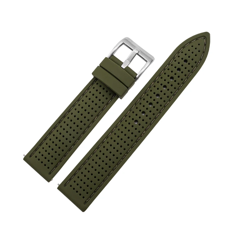 18mm 20mm 22mm 24mm Silicone Sport Strap Waterproof Rubber Men Replacement Band for Samsung S3 Huawei Watch GT2 46mm Amazfit GTR