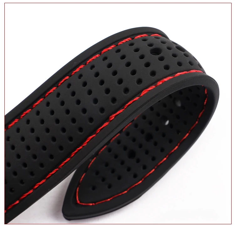 18mm 20mm 22mm 24mm Silicone Sport Strap Waterproof Rubber Men Replacement Band for Samsung S3 Huawei Watch GT2 46mm Amazfit GTR