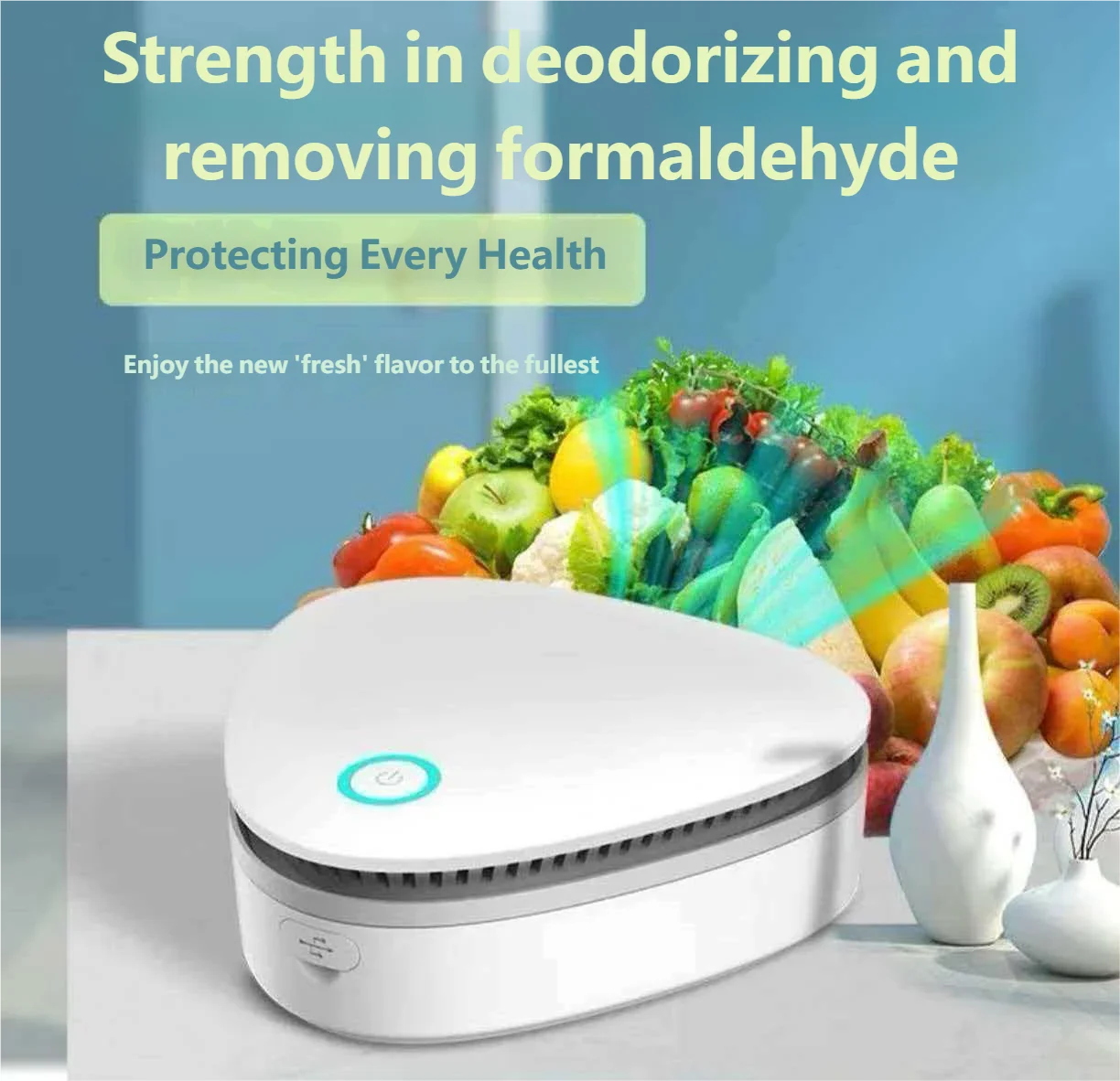 Ozone Air Purifier Sterilizer Deodorizer for Bathroom Toilet Shoe Cabinet Car Mounted Deodorization And Disinfection Device