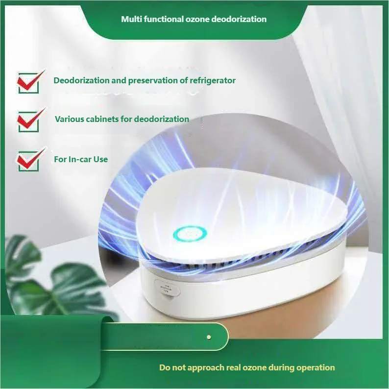 Ozone Air Purifier Sterilizer Deodorizer for Bathroom Toilet Shoe Cabinet Car Mounted Deodorization And Disinfection Device