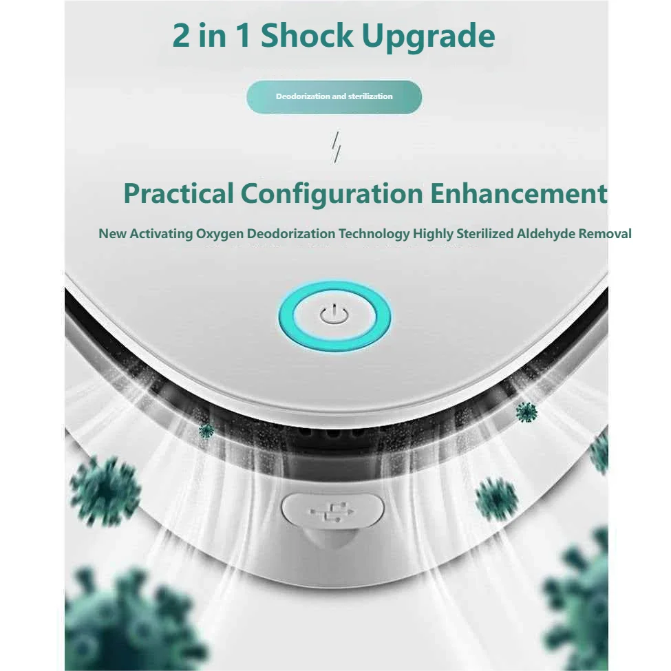Ozone Air Purifier Sterilizer Deodorizer for Bathroom Toilet Shoe Cabinet Car Mounted Deodorization And Disinfection Device