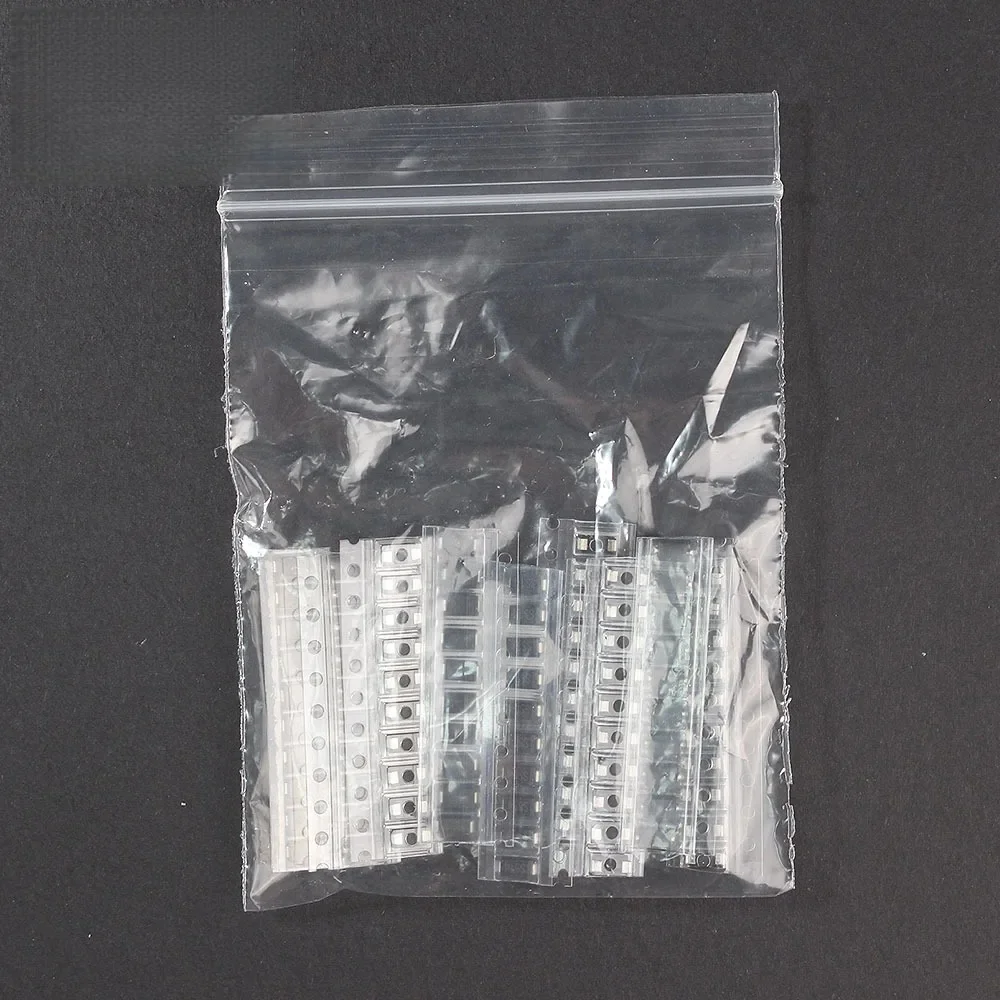 Takefast 90pcs SMD Diode Kit 1N4007 1N4001 1N4004 SS14 SS16 SS24 SS26 SS34 SS36 9 Values X10pcs Rectifier Diodes Schottky