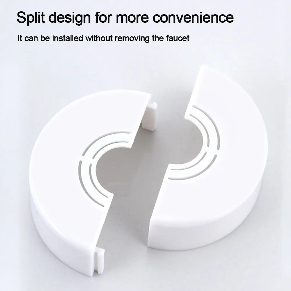 New Useful ABS Shower Kitchen Faucet Cover Adjustable Plating Faucet Decorative Cover Wall Flange Kitchen Tap Accessories Shower
