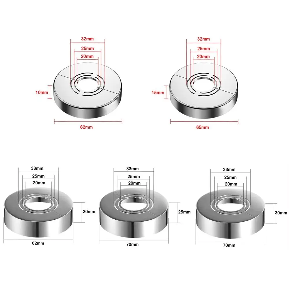 New Useful ABS Shower Kitchen Faucet Cover Adjustable Plating Faucet Decorative Cover Wall Flange Kitchen Tap Accessories Shower