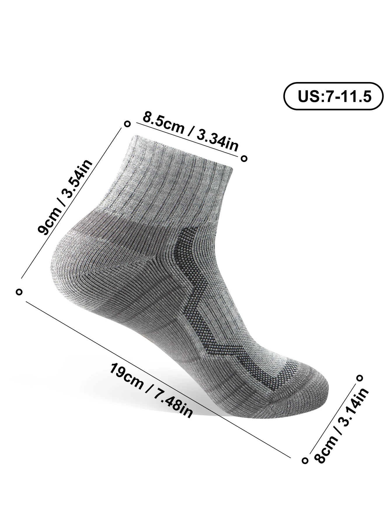 WRELS Merino Wool Thermal Socks Winter Warm Ski Hiking Snowboarding Climbing Compression Sports Socks Thick Merino Wool Socks