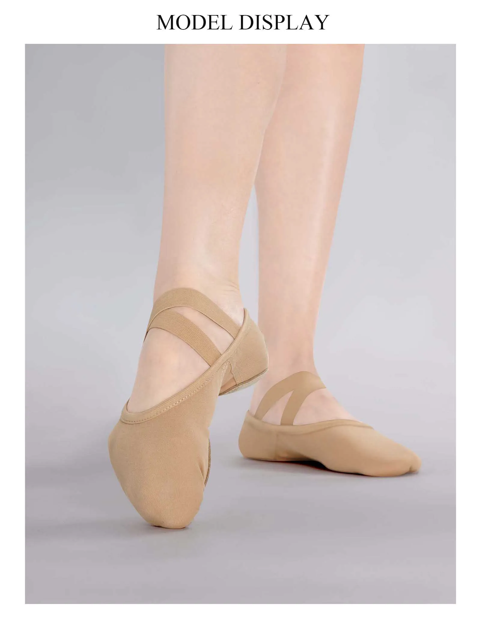 Women High Stretch Pro Ballet Shoes Ultralight Dance Shoes Soft Sole Ballet Flats Adult Snug Wear-resistant Non-slip Ballet Shoe