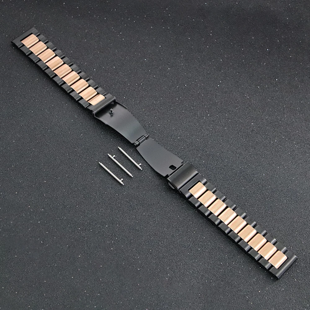 20mm 22mm Stainless Steel Strap for Samsung Galaxy Watch 7 6 5 4 5Pro 40/44mm 6 Classic 43mm 47mm Metal Band for Huawei GT6 4Pro