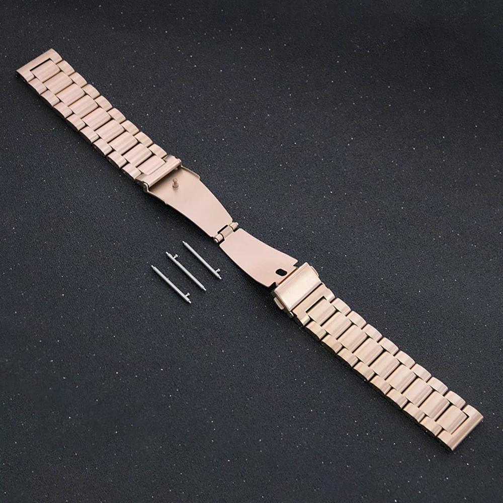 20mm 22mm Stainless Steel Strap for Samsung Galaxy Watch 7 6 5 4 5Pro 40/44mm 6 Classic 43mm 47mm Metal Band for Huawei GT6 4Pro