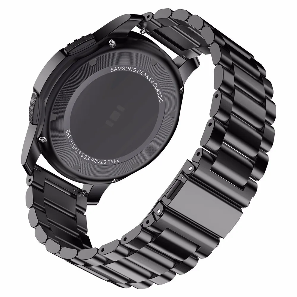 20mm 22mm Stainless Steel Strap for Samsung Galaxy Watch 7 6 5 4 5Pro 40/44mm 6 Classic 43mm 47mm Metal Band for Huawei GT6 4Pro
