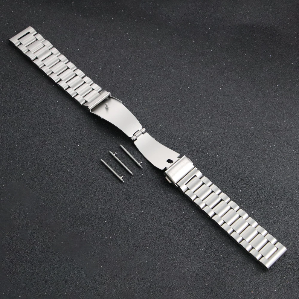 20mm 22mm Stainless Steel Strap for Samsung Galaxy Watch 7 6 5 4 5Pro 40/44mm 6 Classic 43mm 47mm Metal Band for Huawei GT6 4Pro