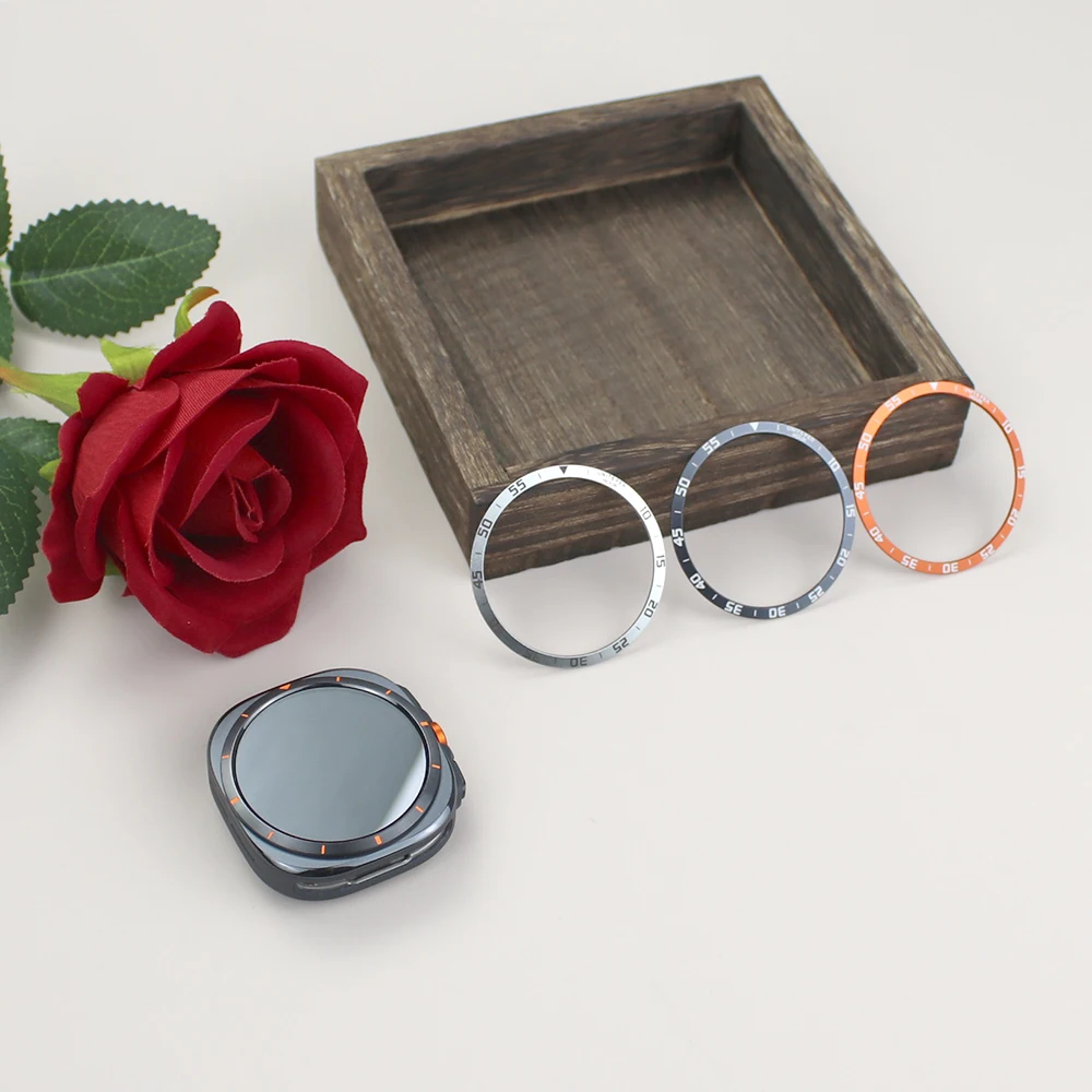 Metal Bezel Ring Case for Samsung Galaxy Watch 7 Ultra Bezel Styling Frame Case for Galaxy Watch Ultra 47mm Cover Accessories