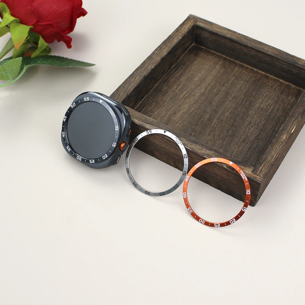 Metal Bezel Ring Case for Samsung Galaxy Watch 7 Ultra Bezel Styling Frame Case for Galaxy Watch Ultra 47mm Cover Accessories