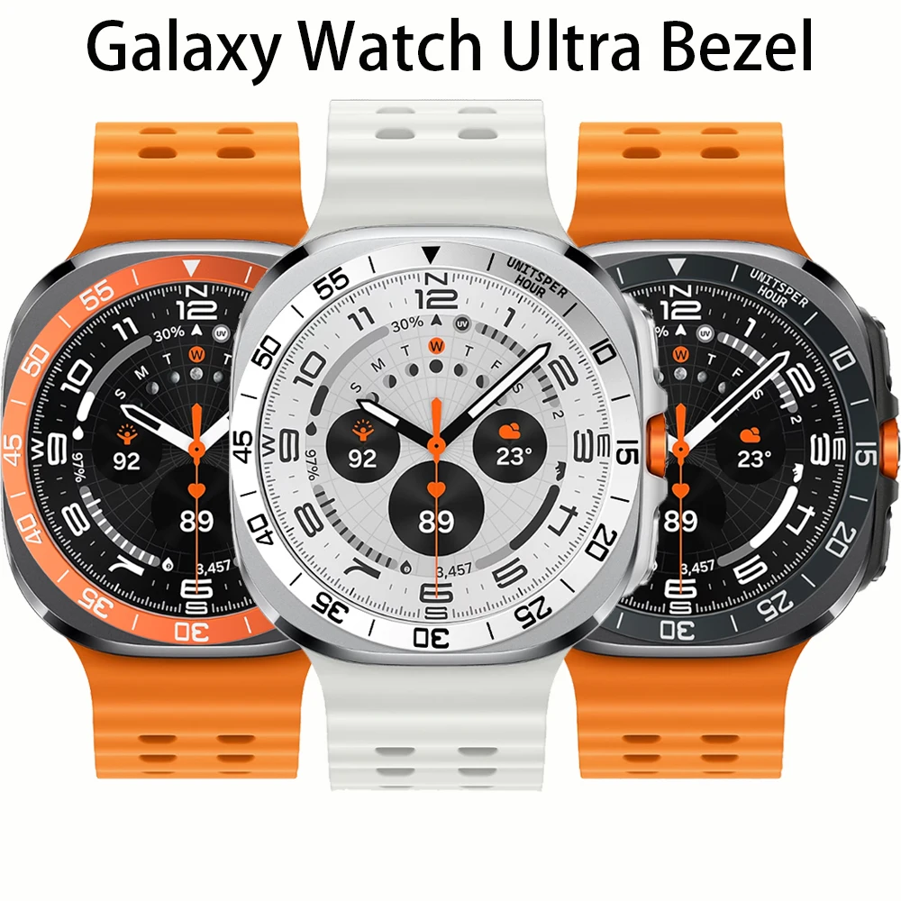 Metal Bezel Ring Case for Samsung Galaxy Watch 7 Ultra Bezel Styling Frame Case for Galaxy Watch Ultra 47mm Cover Accessories