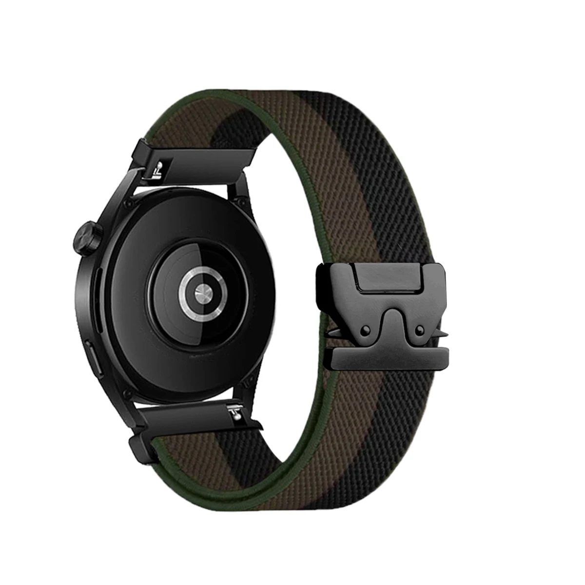 18/20/22mm Quick Release Nylon Loop for Samsung Watch 7 Band Parachute buckle Elastic Strap for Garmin Watch/Huawei GT Watch