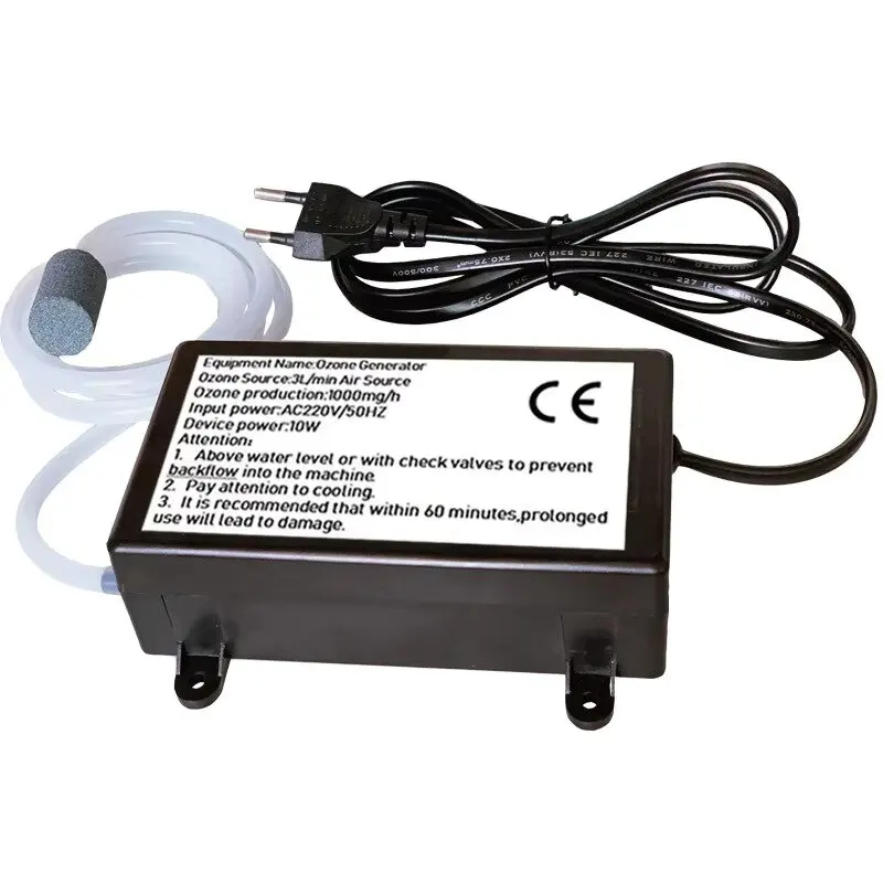 Ozone Generator 1000mg Ozonizer Water Air Purifier Cleaner Treatment Fruit Vegetable Fish Tank Oil For 220V EU Plug 110V US Plug