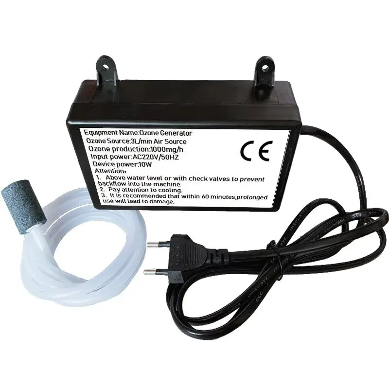 Ozone Generator 1000mg Ozonizer Water Air Purifier Cleaner Treatment Fruit Vegetable Fish Tank Oil For 220V EU Plug 110V US Plug