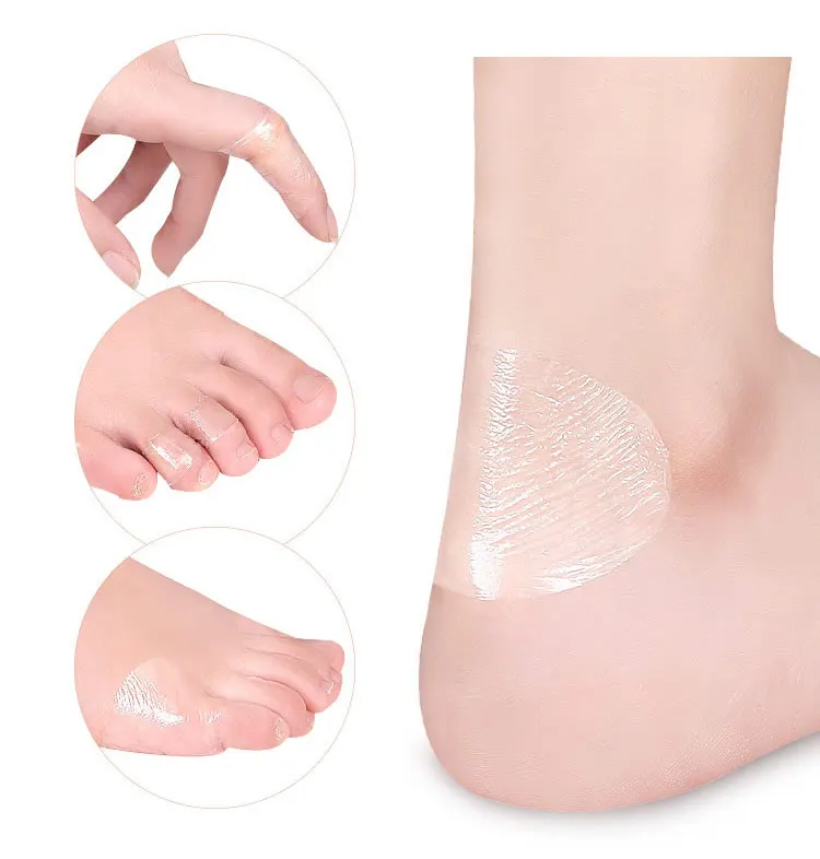 10-50pcs Transparent Waterproof Foot Anti-Wear Sticker Wound Adhesive Plaster Band-Aid Home Travel Outdoor Camp Emergency Kits