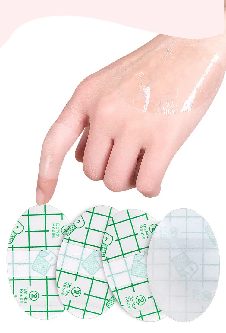 10-50pcs Transparent Waterproof Foot Anti-Wear Sticker Wound Adhesive Plaster Band-Aid Home Travel Outdoor Camp Emergency Kits