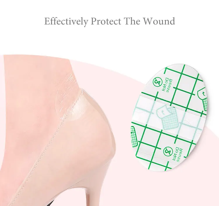 10-50pcs Transparent Waterproof Foot Anti-Wear Sticker Wound Adhesive Plaster Band-Aid Home Travel Outdoor Camp Emergency Kits