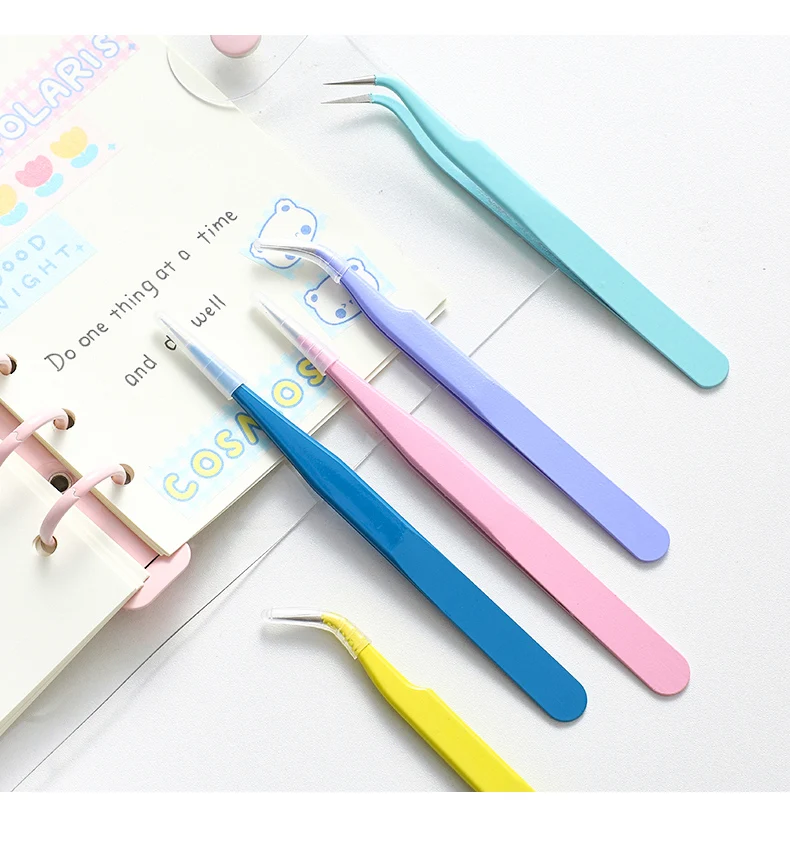 14 Designs Kawaii Cute Macarons Creative Stationery Tweezers DIY Washi Tape Stickers Gadget Multi-tool Tweezers Hand Account
