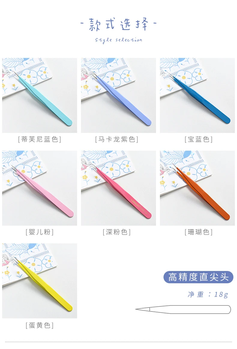 14 Designs Kawaii Cute Macarons Creative Stationery Tweezers DIY Washi Tape Stickers Gadget Multi-tool Tweezers Hand Account