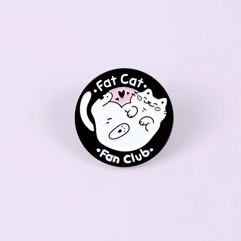 Cats Club Enamel Pin Cat Planet Moon Cafe Paw Badge Custom Kitten Brooches Lapel Pin Jeans Shirt Bag Cute Animal Jewelry Gift