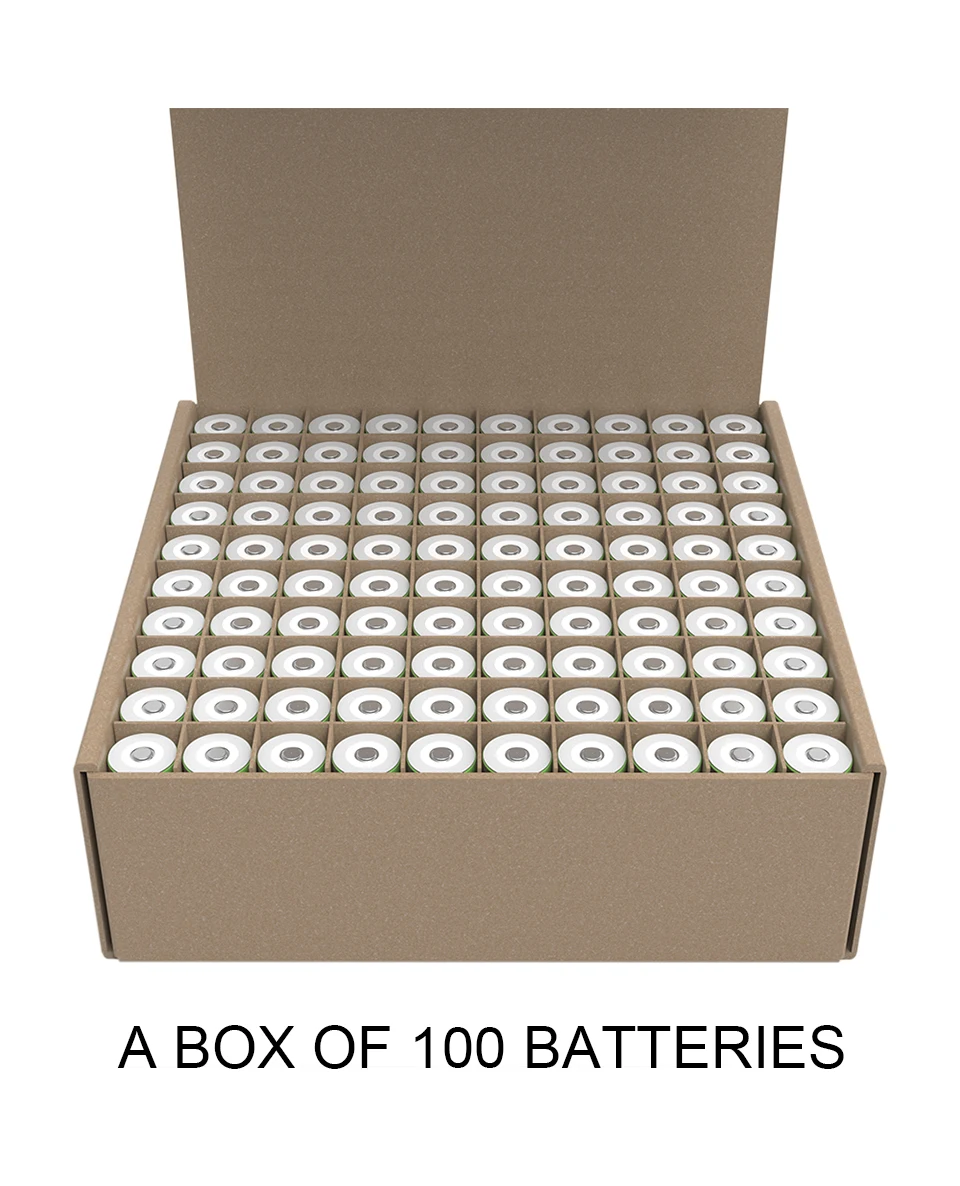 VariCore New NCR18650B 3.7V 3400 mAh 18650 Lithium Rechargeable Battery with Pointed (No PCB) Batteries