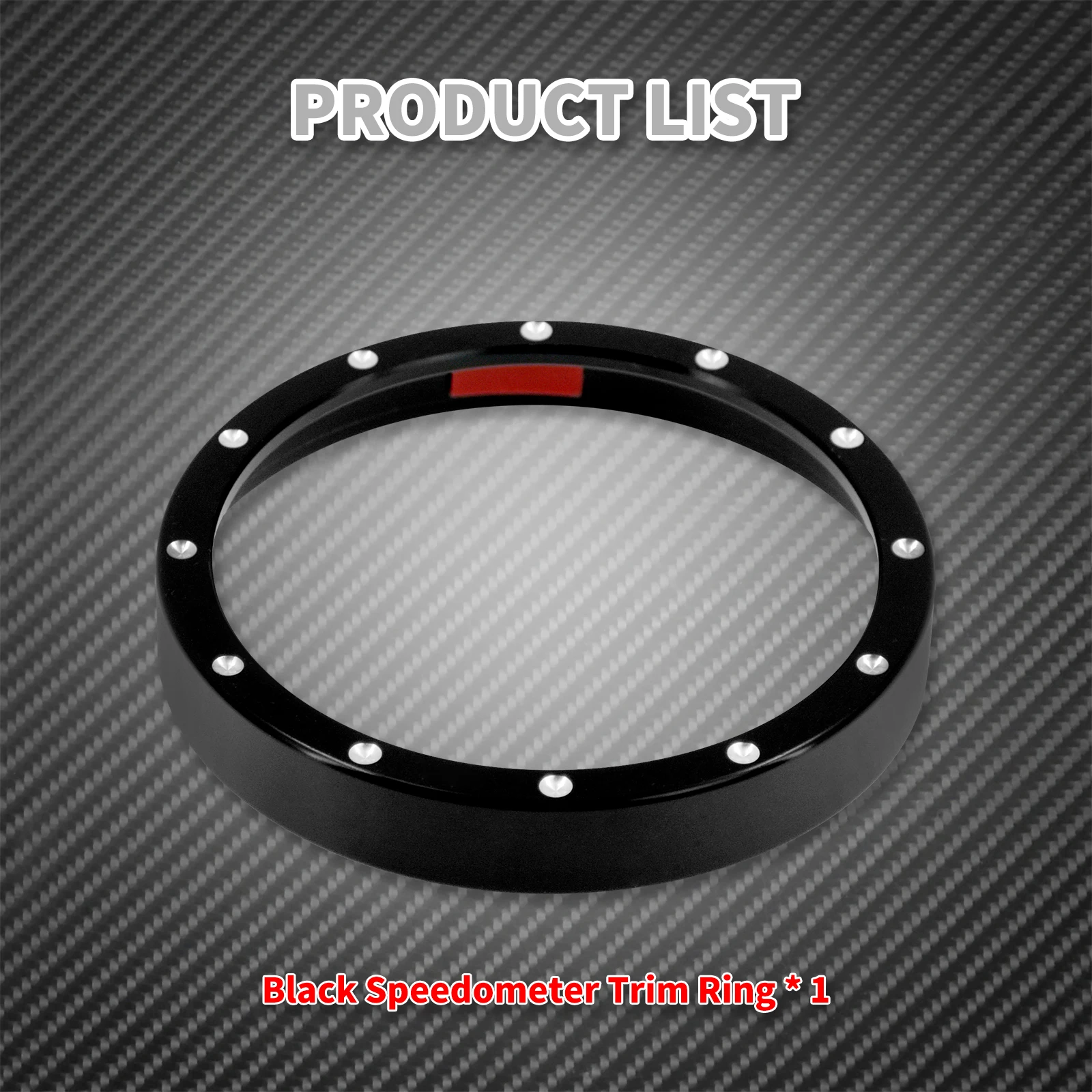 Motorcycle Black Speedometer Trim Bezel Cover Billet CNC Cut For Harley Sportster 883 1200 XL XR Iron Dyna Stree Bob Low Rider