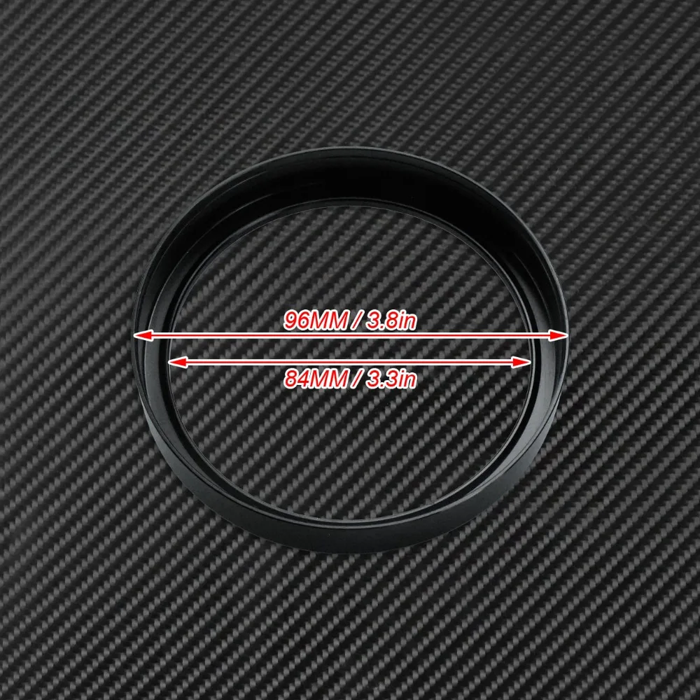 Motorcycle Black Speedometer Trim Bezel Cover Billet CNC Cut For Harley Sportster 883 1200 XL XR Iron Dyna Stree Bob Low Rider