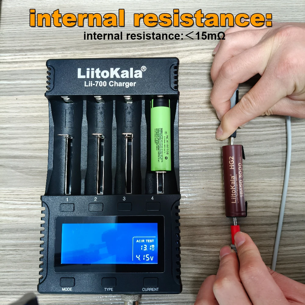 1-24pcs LiitoKala HG2 18650 3000mAh battery 3.6V discharge 20A dedicated High power discharge +DIY Nicke