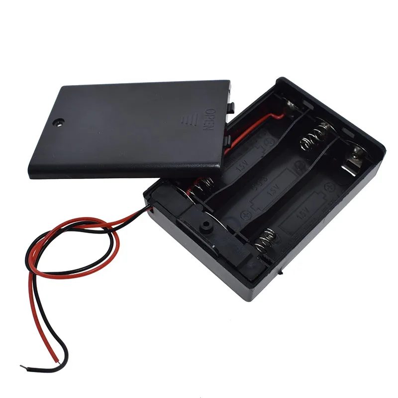 AA Size Power Battery Storage Case Box Holder Leads With 1 2 3 4 6 Slots Container Bag DIY Standard Batteries Charging Droship