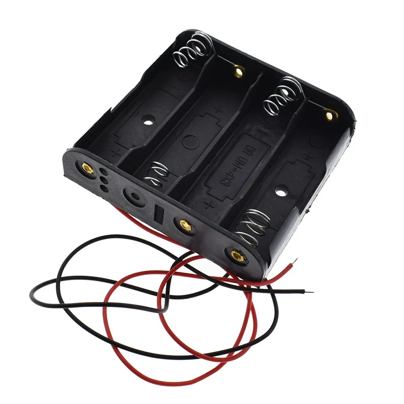 AA Size Power Battery Storage Case Box Holder Leads With 1 2 3 4 6 Slots Container Bag DIY Standard Batteries Charging Droship