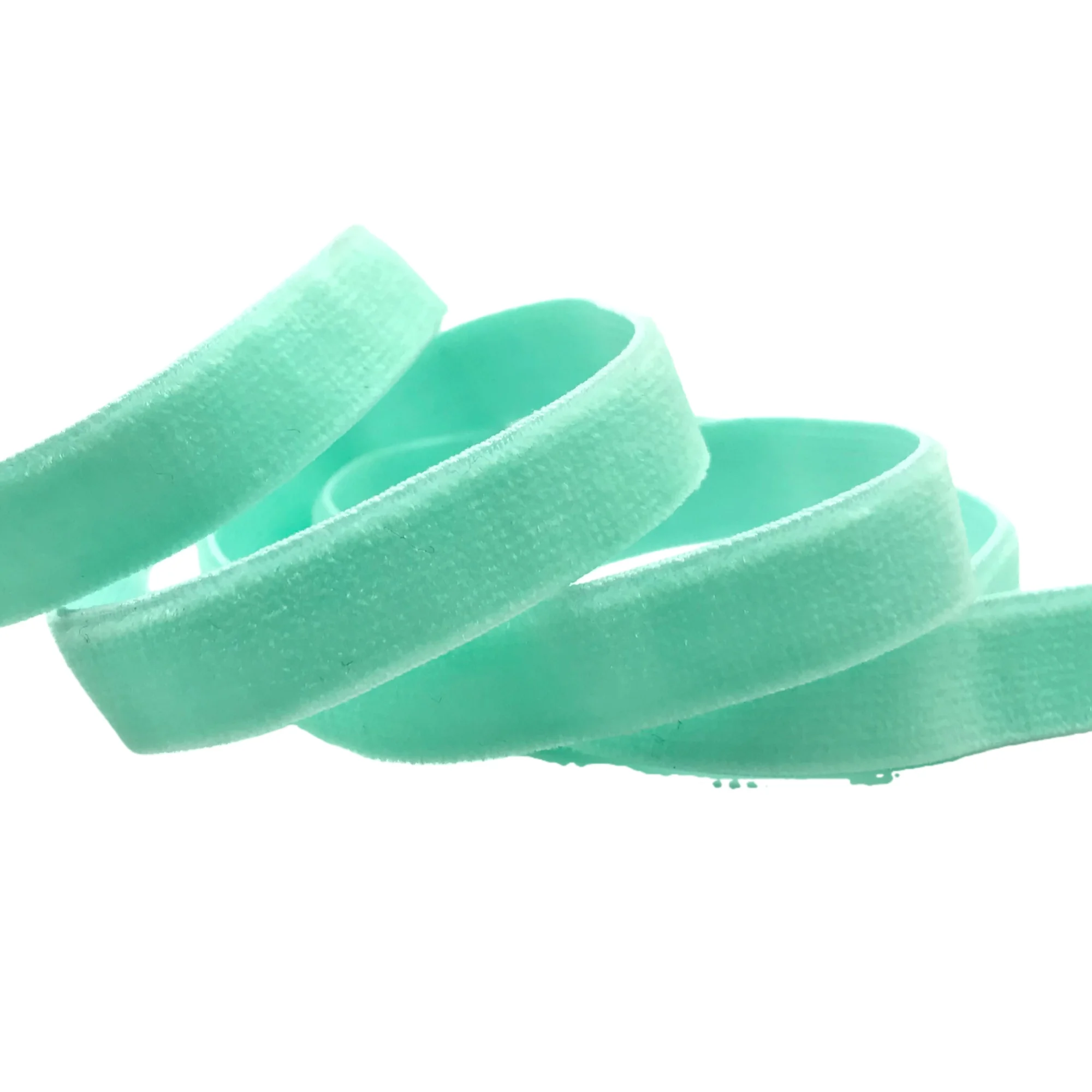 10 Yards 1cm Soft Velvet Elastic Ribbon For DIY Sewing Headband Clips Bow Wedding Christmas Decoration 23 Colors