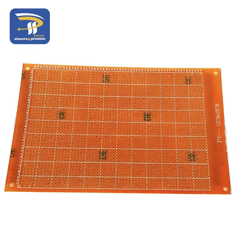 1/5/10pcs 12x18cm 12*18 Single Side Prototype 2.54mm PCB Breadboard Universal Experimental Bakelite Copper Plate Circuirt Board