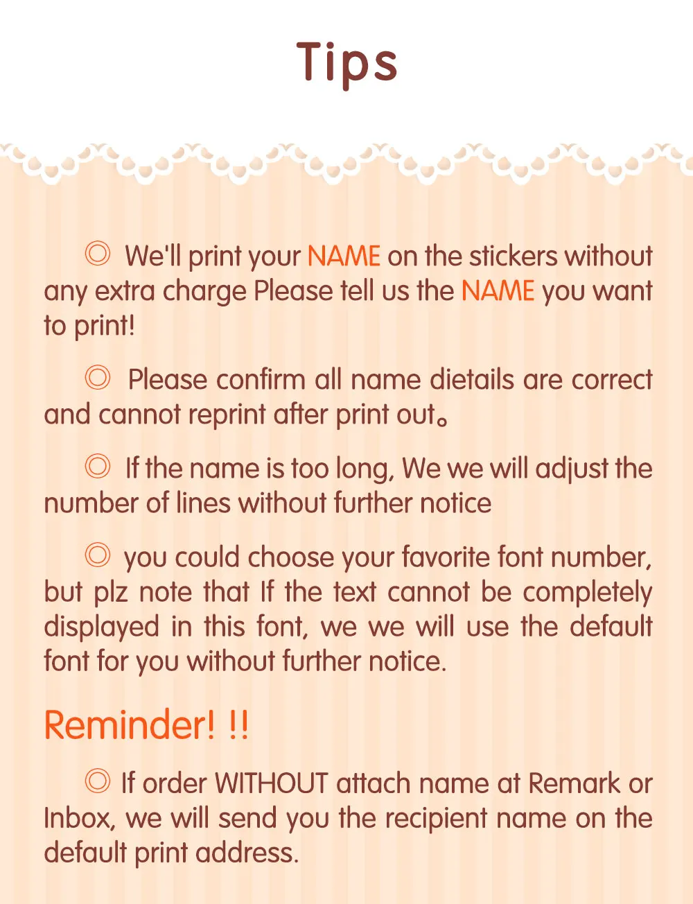 Custom Hebrew Waterproof Self-adhesive Baby Name Sticker Personalized Kids School Label Kindergarten Stationery Tag