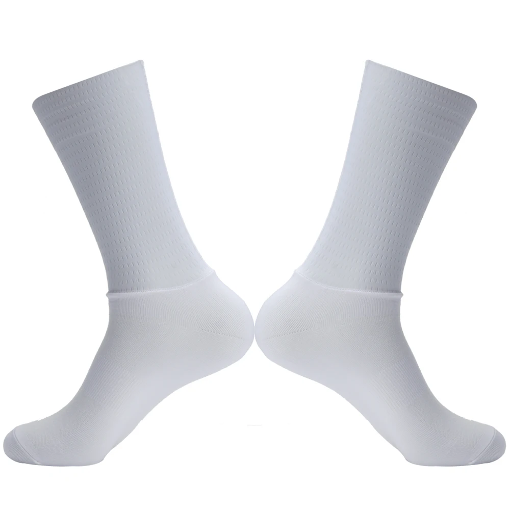 New Summer Aero Bike Team Cycling Socks Silica Gel Non-slip Breathable Pro Racing Sports Socks Men Women Calcetines Ciclismo