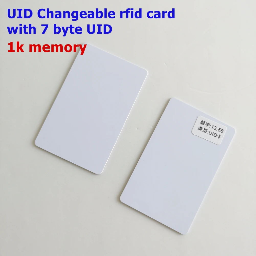 13.56mhz for MIF-S50 S70 NFC Card 0 Block Writable 7 Byte UID Changeable Rewritable 1K 4K RFID Card Chinese Magic Card