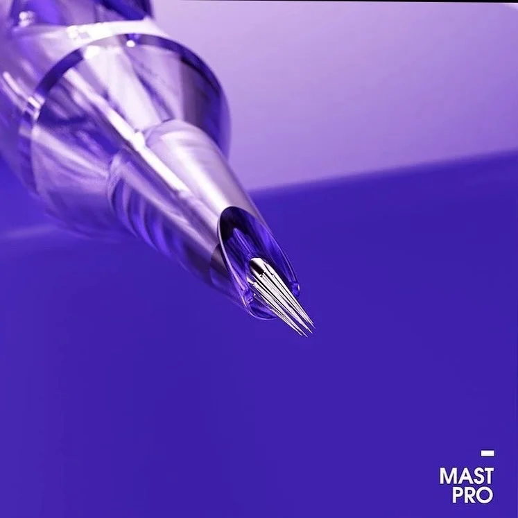 MAST Pro Tattoo Needles Cartridge Round Liner 7mm Taper Precise Sharp Ink Flow Suitable for Tattoo or Permanent Makeup (PMU)Work
